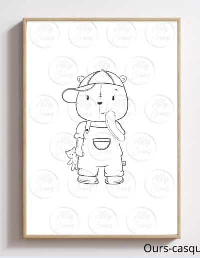 Design Animaux pour aquarelle personnalisée