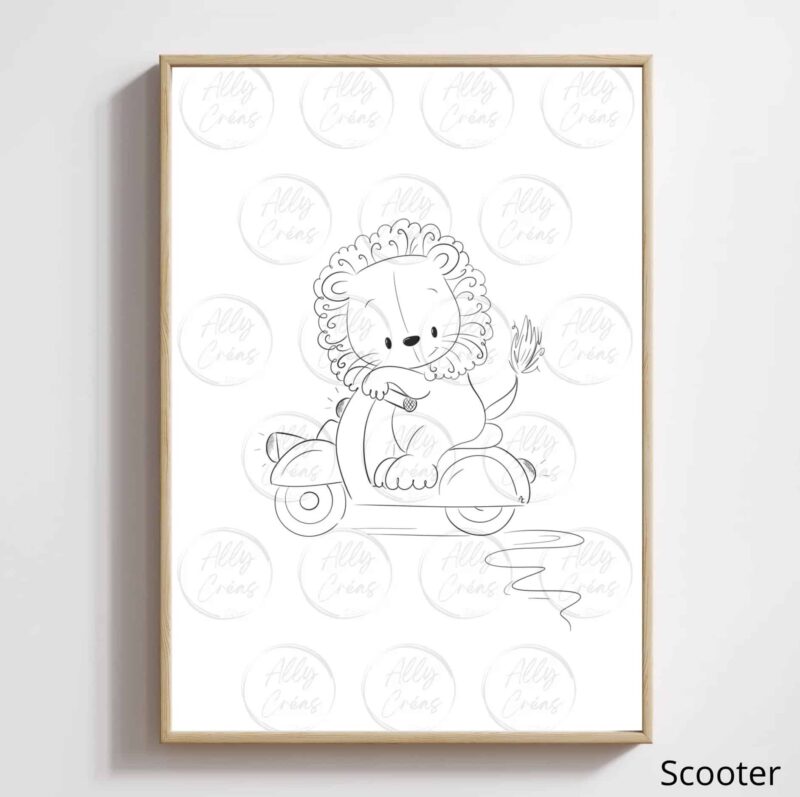 Design Animaux pour aquarelle personnalisée