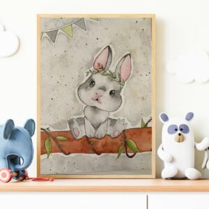 lapin aquarelle