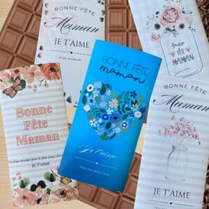 Tablette de chocolat Fête des Mères